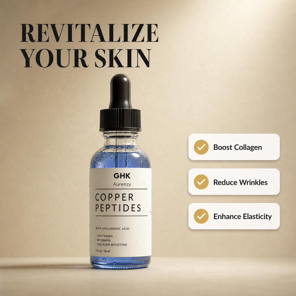 Aurenzy GHK Cu Peptide Serum