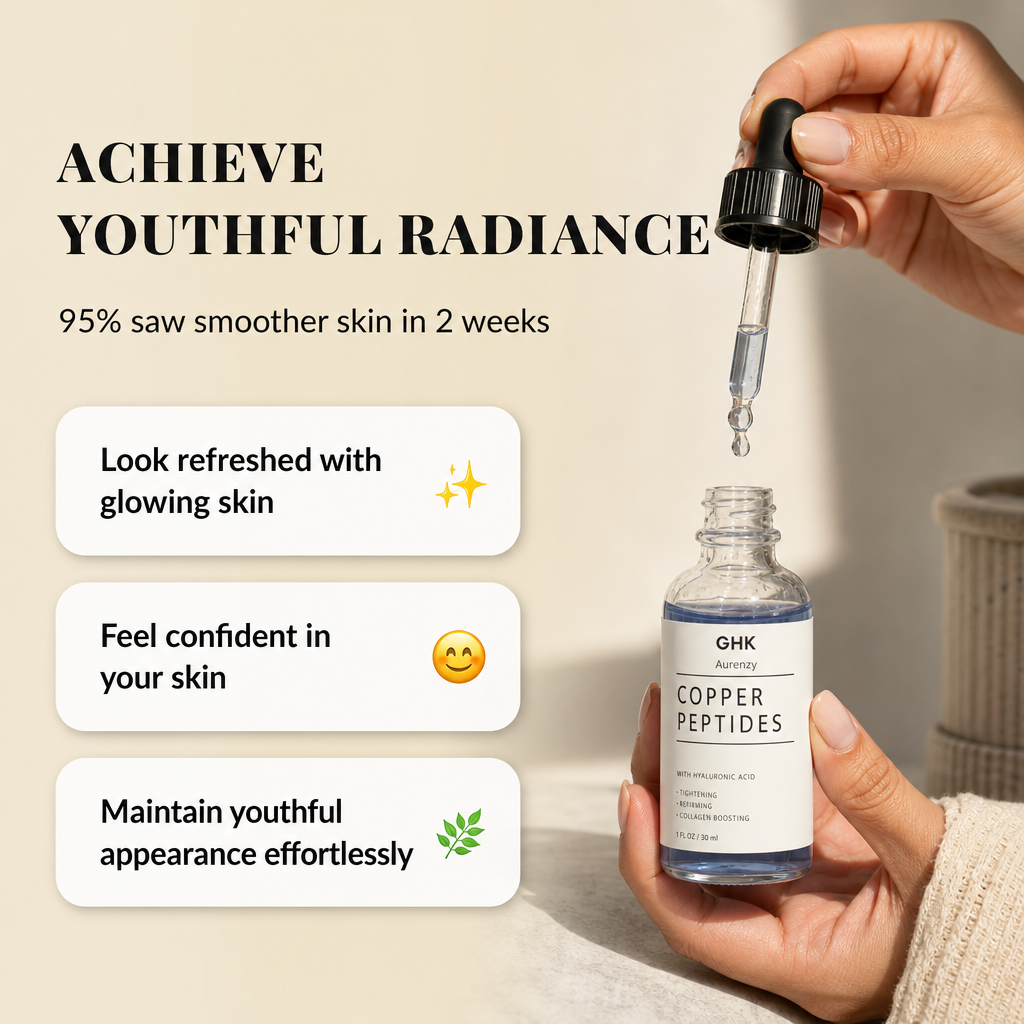 Aurenzy GHK Cu Peptide Serum