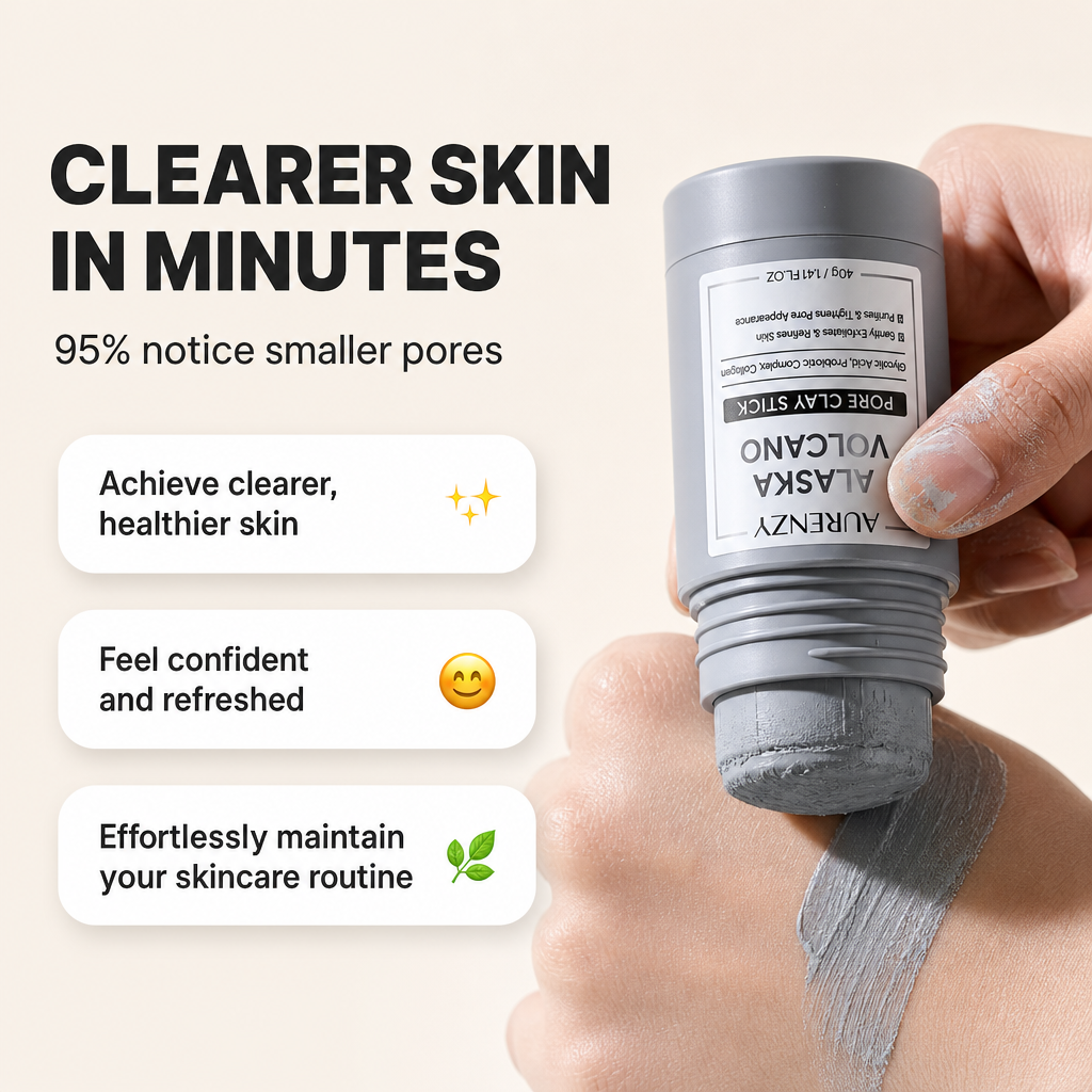 Clariva Alaska Volcano Pore Stick