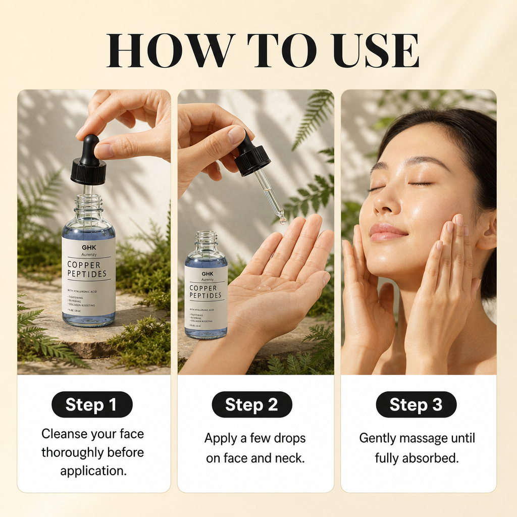 Aurenzy GHK Cu Peptide Serum